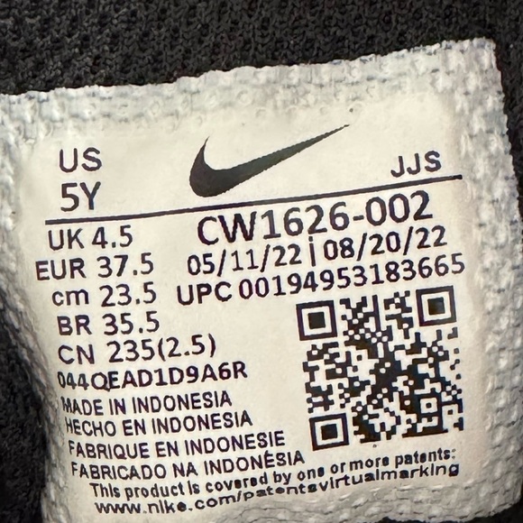 Nike Air Max Bolt Running Shoes Sneakers Youth Size 5Y CW1626-002 Unisex 2022 - Picture 5 of 10